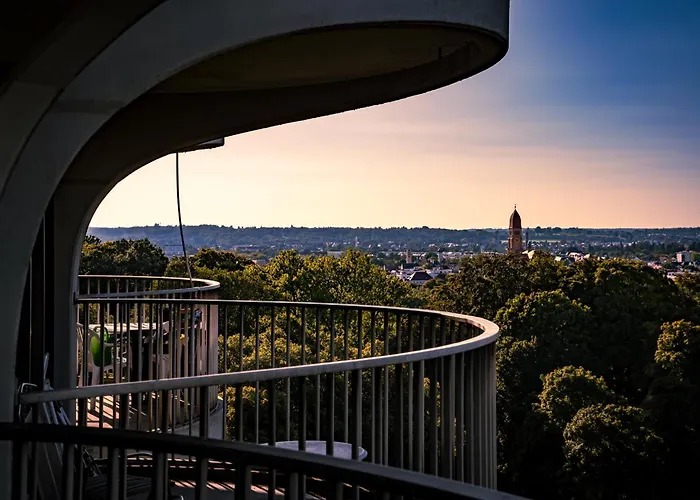 Helles Mit Tollem Blick Ueber Apartamento Augsburg